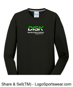 Long Sleeve D.I.S.K. T-shirt - DreamAndGrind Design Zoom